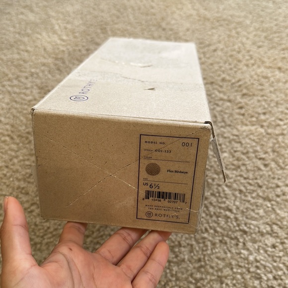 NWT Rothy’s Flax Birdseye Round Toe - Picture 3 of 3